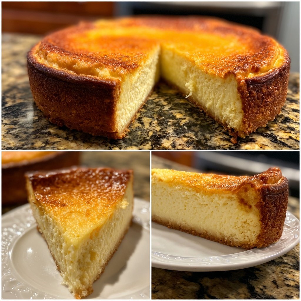 Käsekuchen mit Vanille und Zitronenabrieb