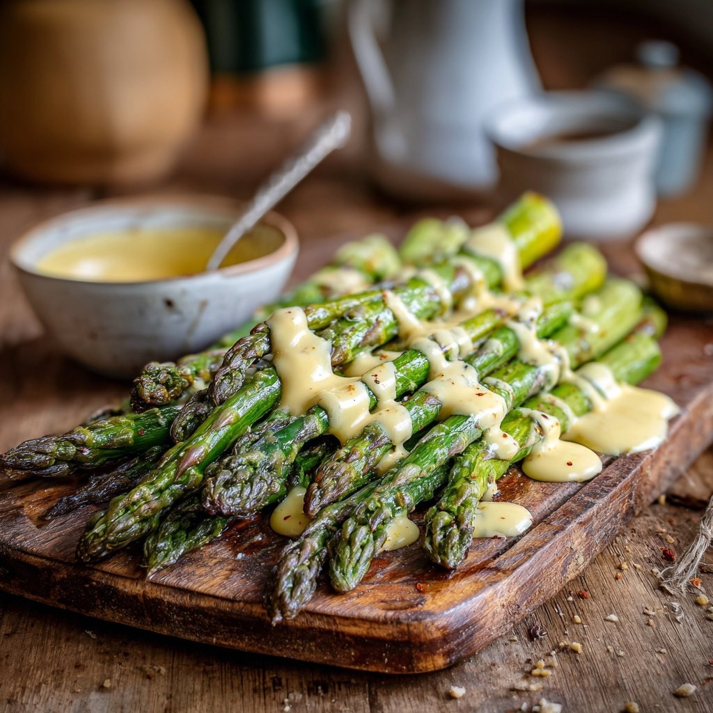 Grüner Spargel Mit Sauce Hollandaise Leicht