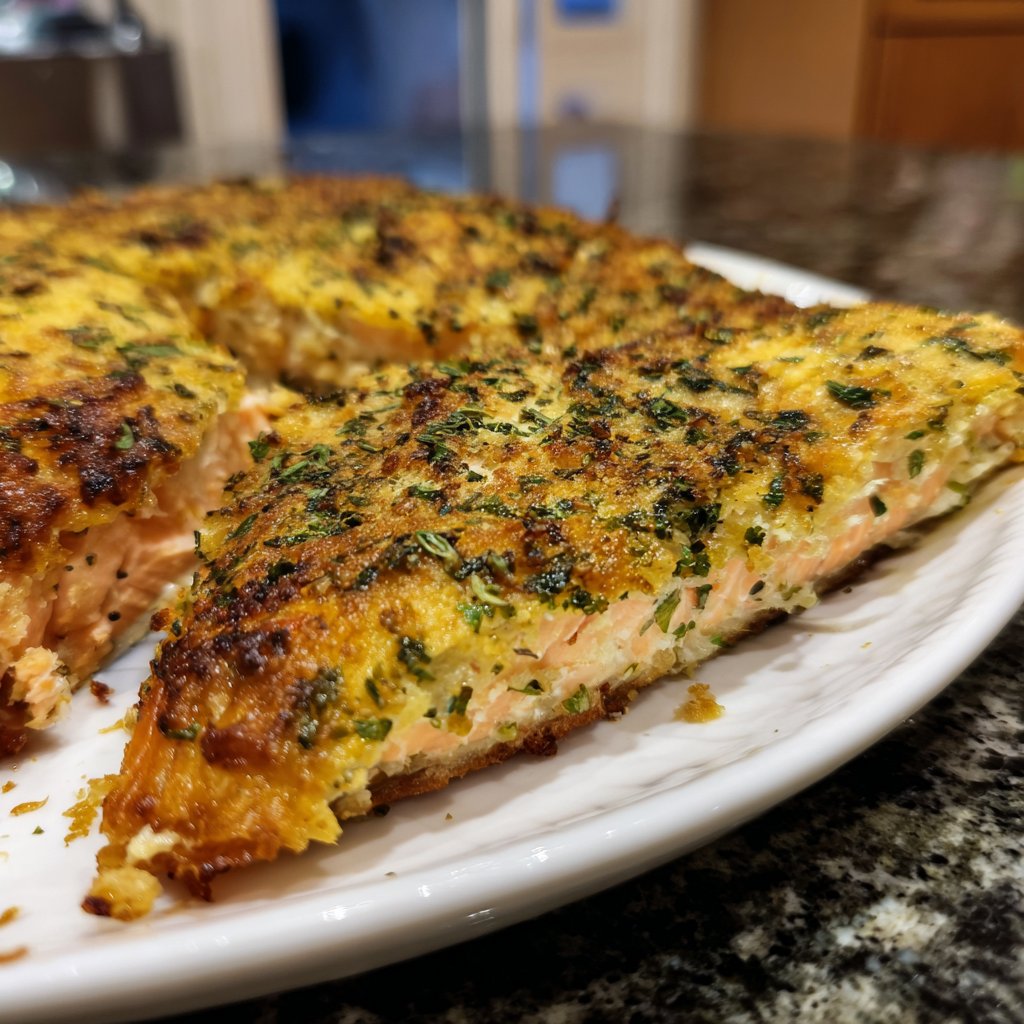 Ofenlachs mit Zitronenkruste