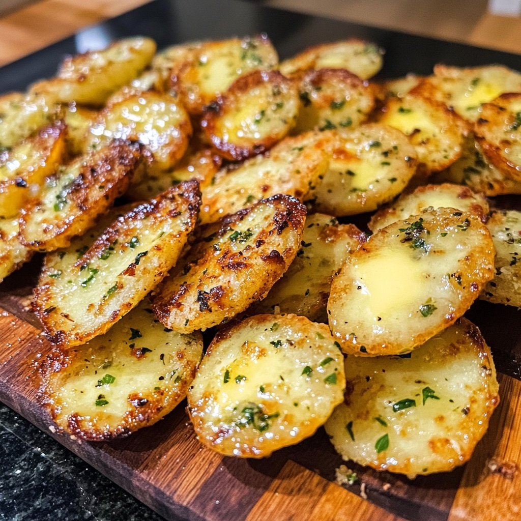 Knoblauch-Butter-Röstkartoffeln