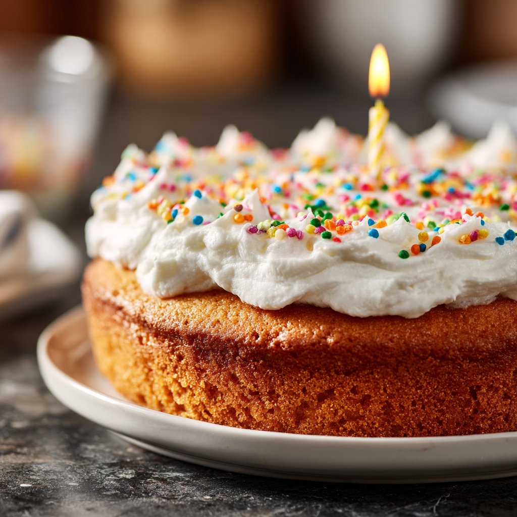 Geburtstagskuchen mit Kerzen