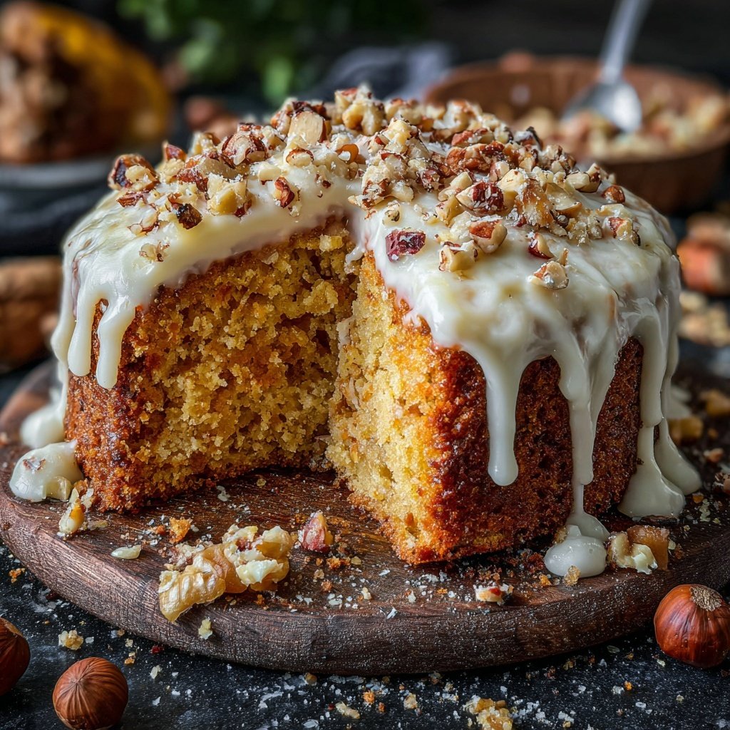 Karottenkuchen Mit Haselnuss